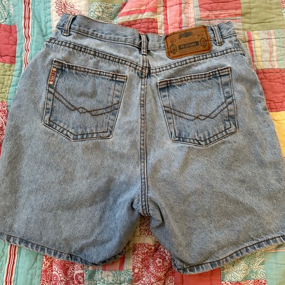 Vintage Women's PS Gitano Button Fly Denim High Rise Jean Shorts Size 14 - Picture 3 of 8